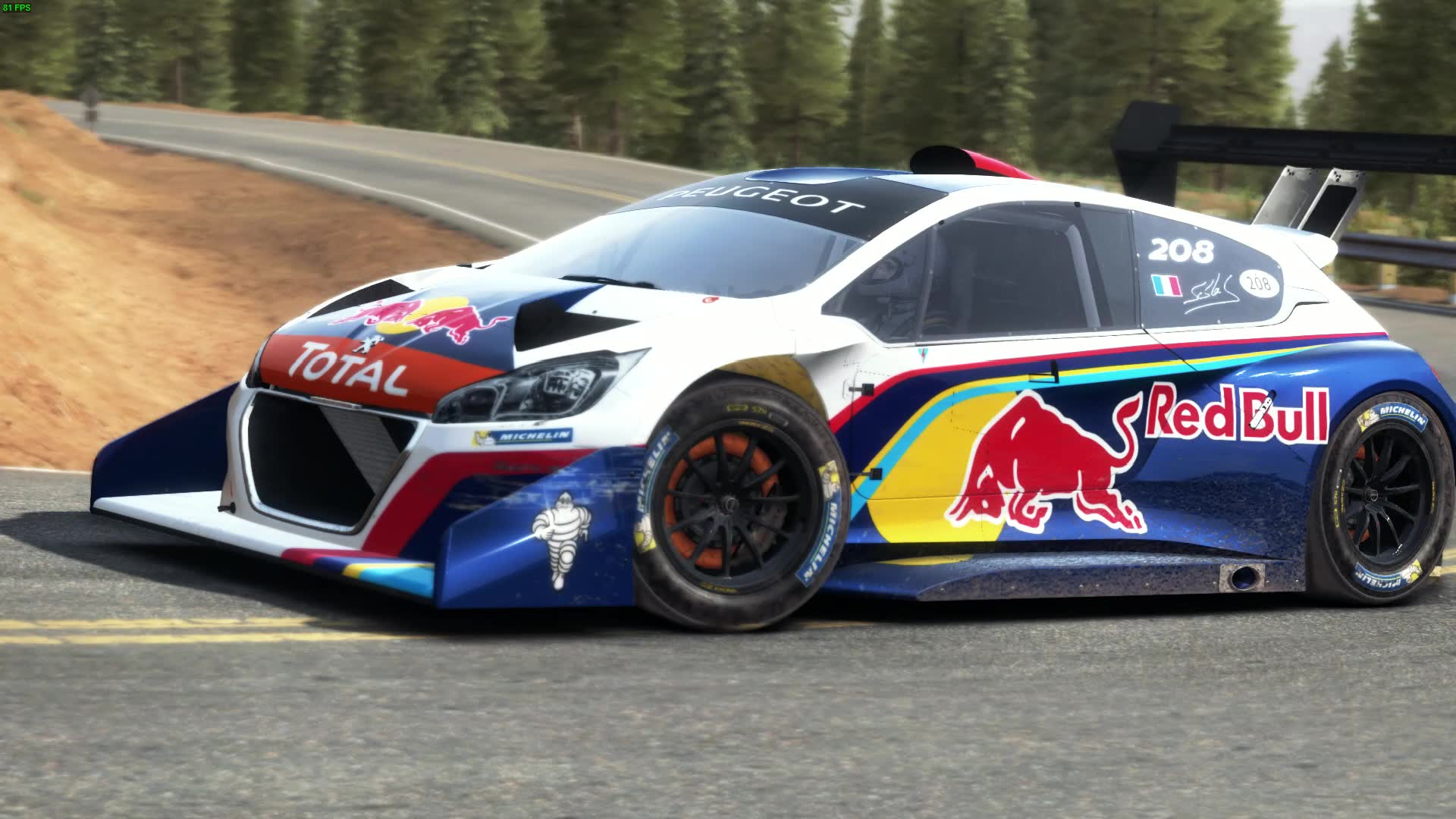 尘埃拉力 派克峰8分21 图马斯特t300rs 个人练习一个月成果_哔哩哔哩