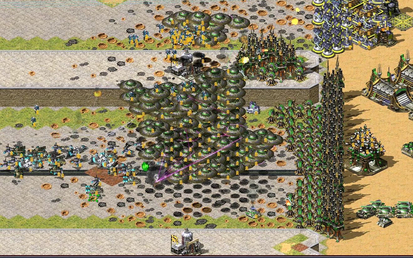 红警楼兰尤里单基地