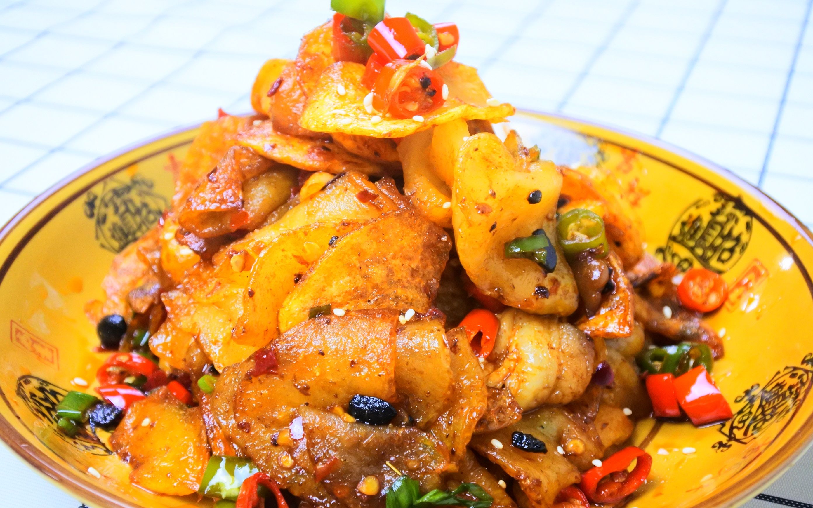 胖叔的食堂:一款风味独具一格,干香可口的风味土豆片.你!值得拥有!