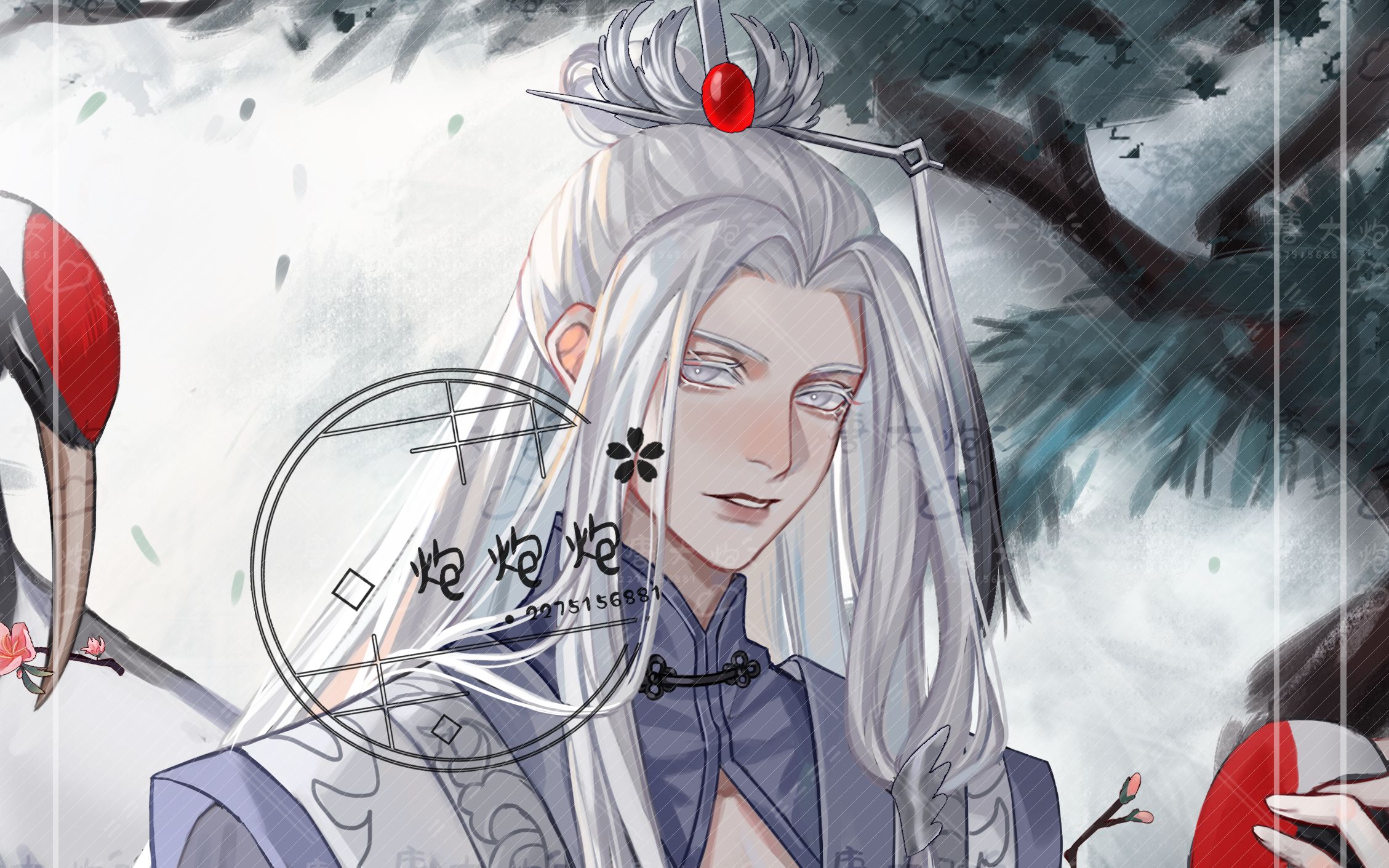 【稿子】一张白鹤少年