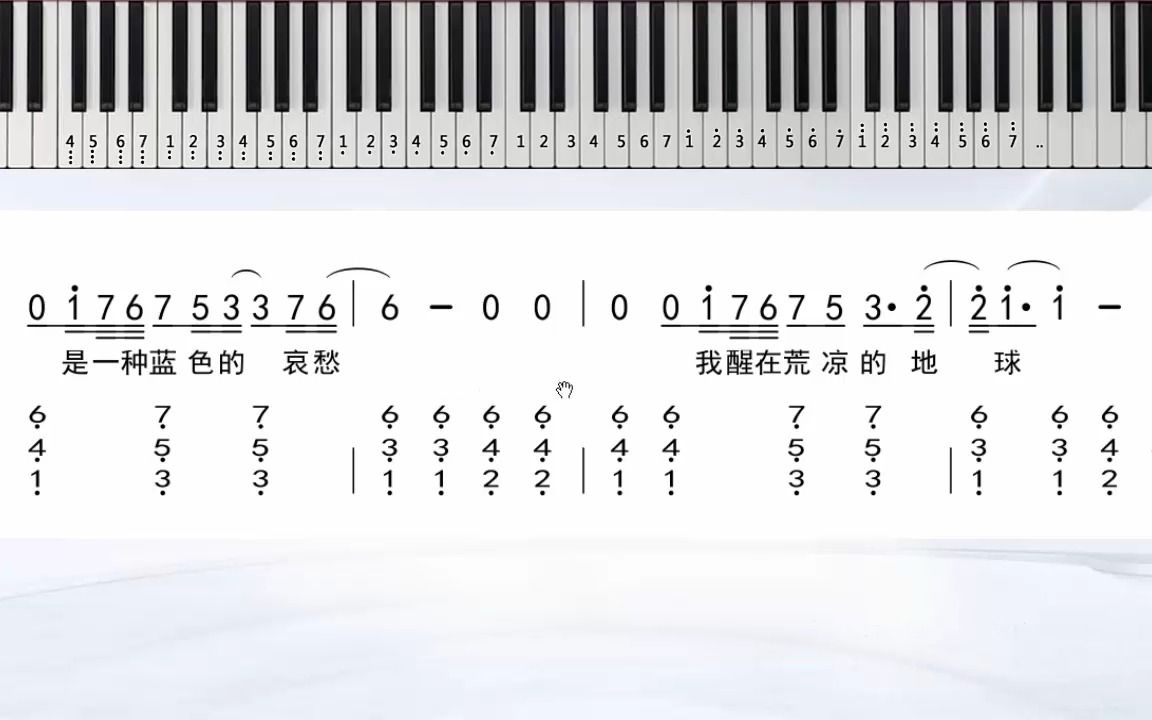 新地球简谱数字林俊杰图片