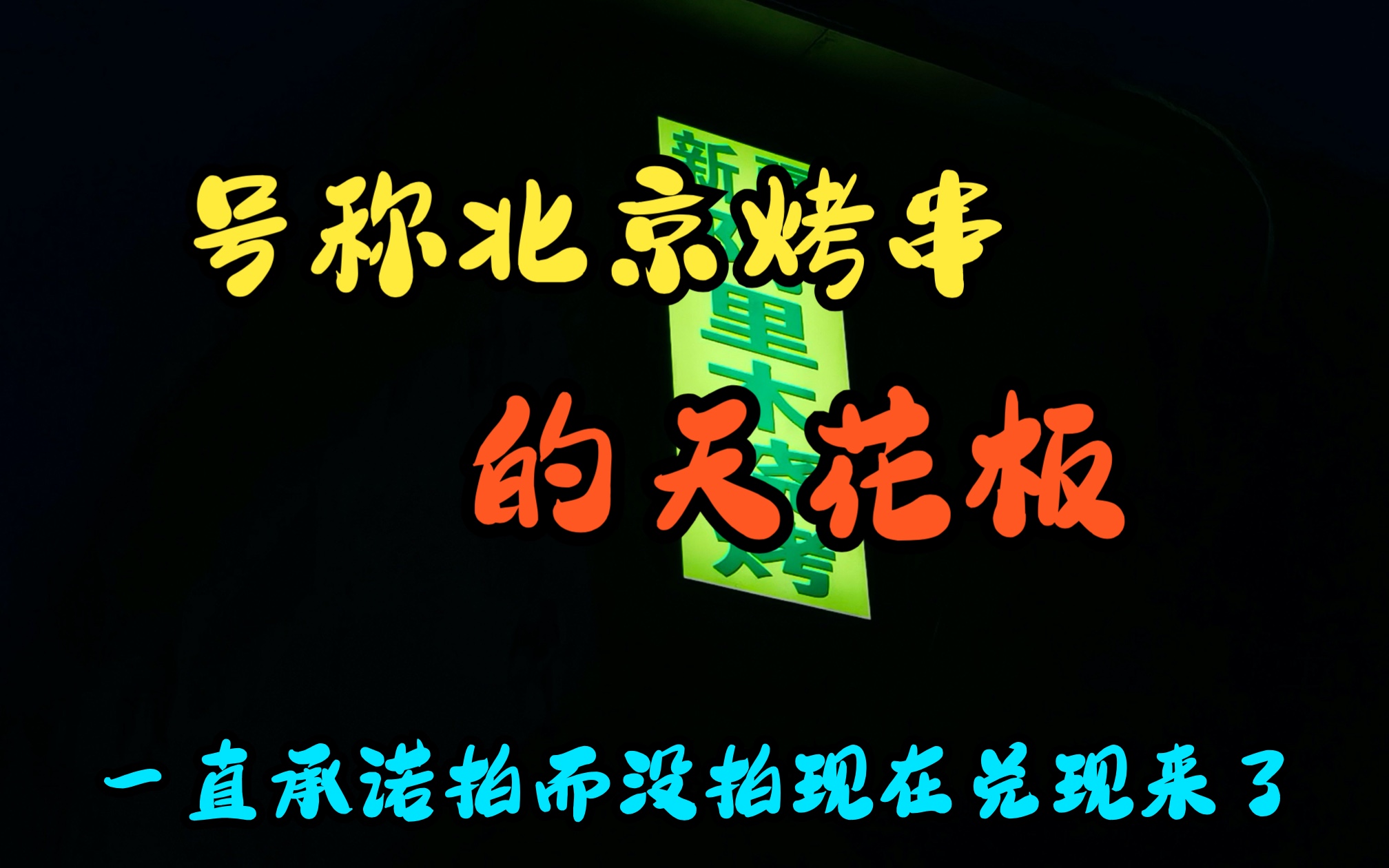 吃在北京,号称北京烤串的天花板,十里河阿里木烤串(十里河)哔哩哔哩bilibili