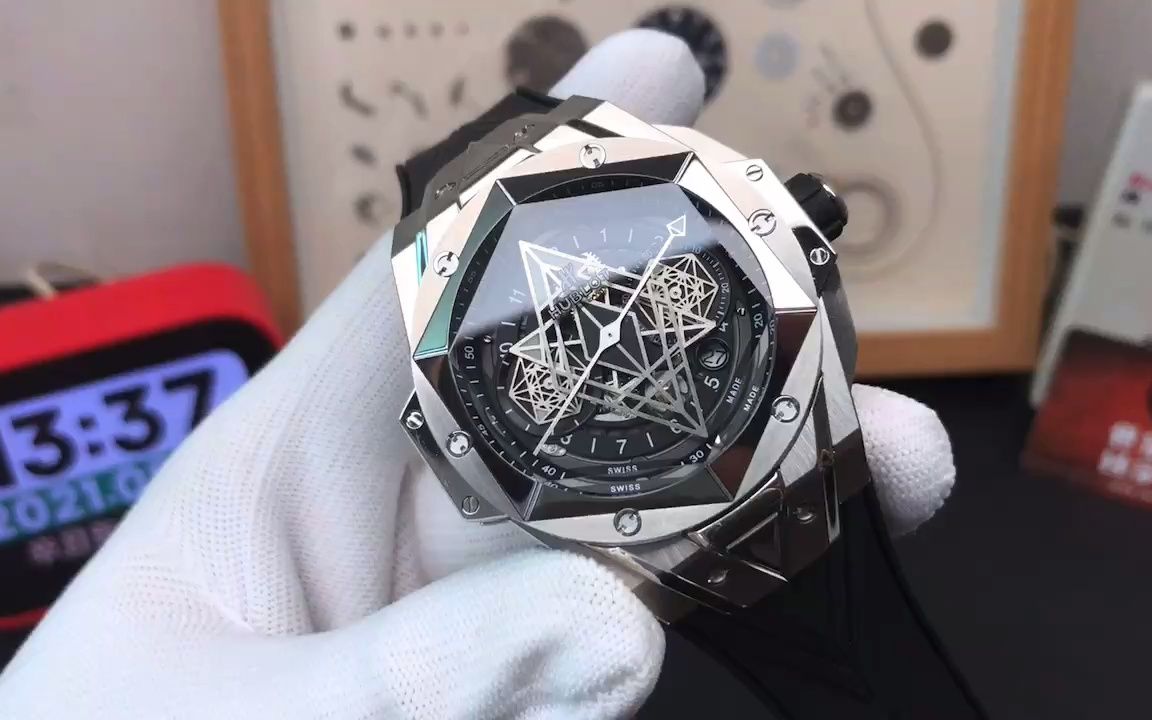 hb厂宇舶刺青二代男士机械实物实拍