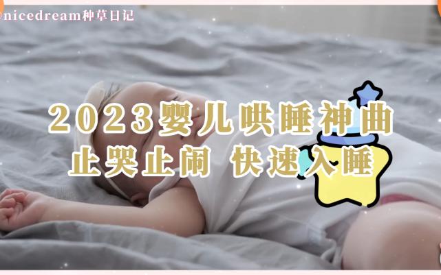 2023婴儿哄睡神曲 止哭止闹快速入睡 宝宝安抚音乐 嘘嘘声胎音哔哩哔哩bilibili