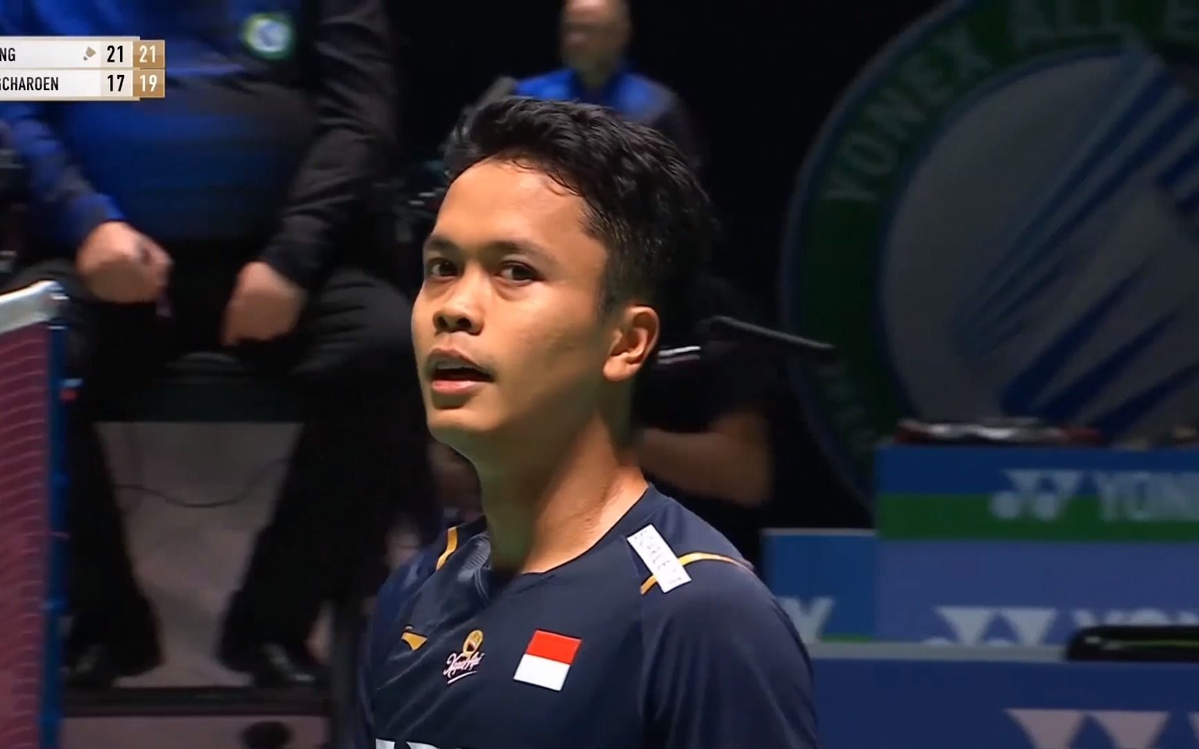 王高伦:防不住金廷犀利的进攻!2023全英首轮输给金廷!