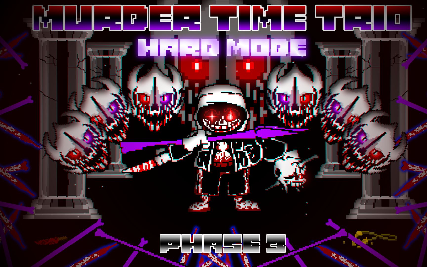 [图]【60帧动画】【三重谋杀困难模式第三阶段】MURDER TIME TRIO PHASE 3 完整版！！！