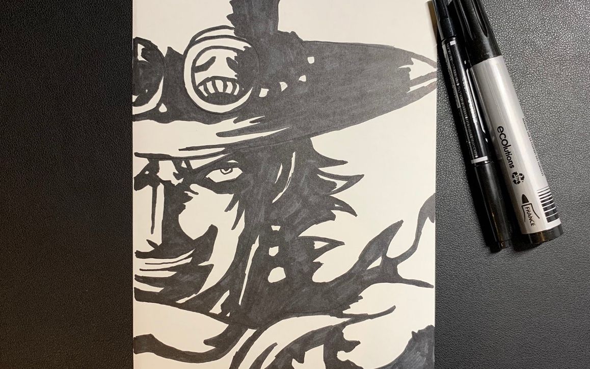 动漫角色速写 | 海贼王艾斯