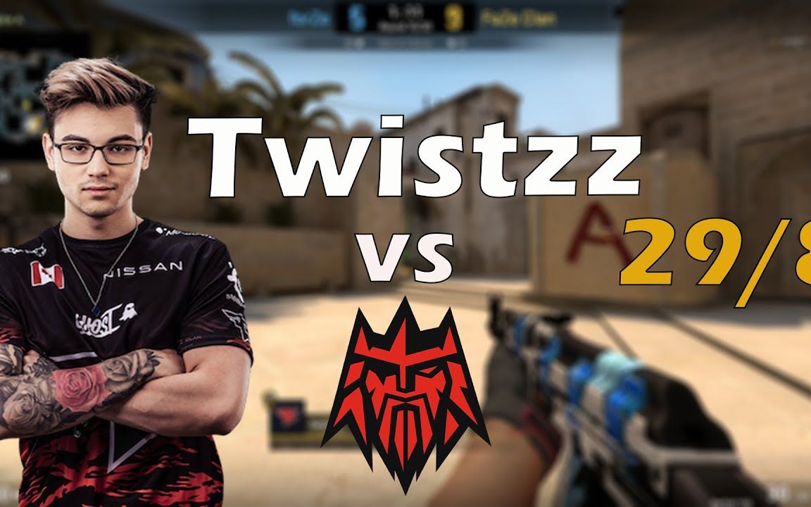 【csgo】pov faze twistzz (29/8) vs forze (de_mirage) @esl pro le