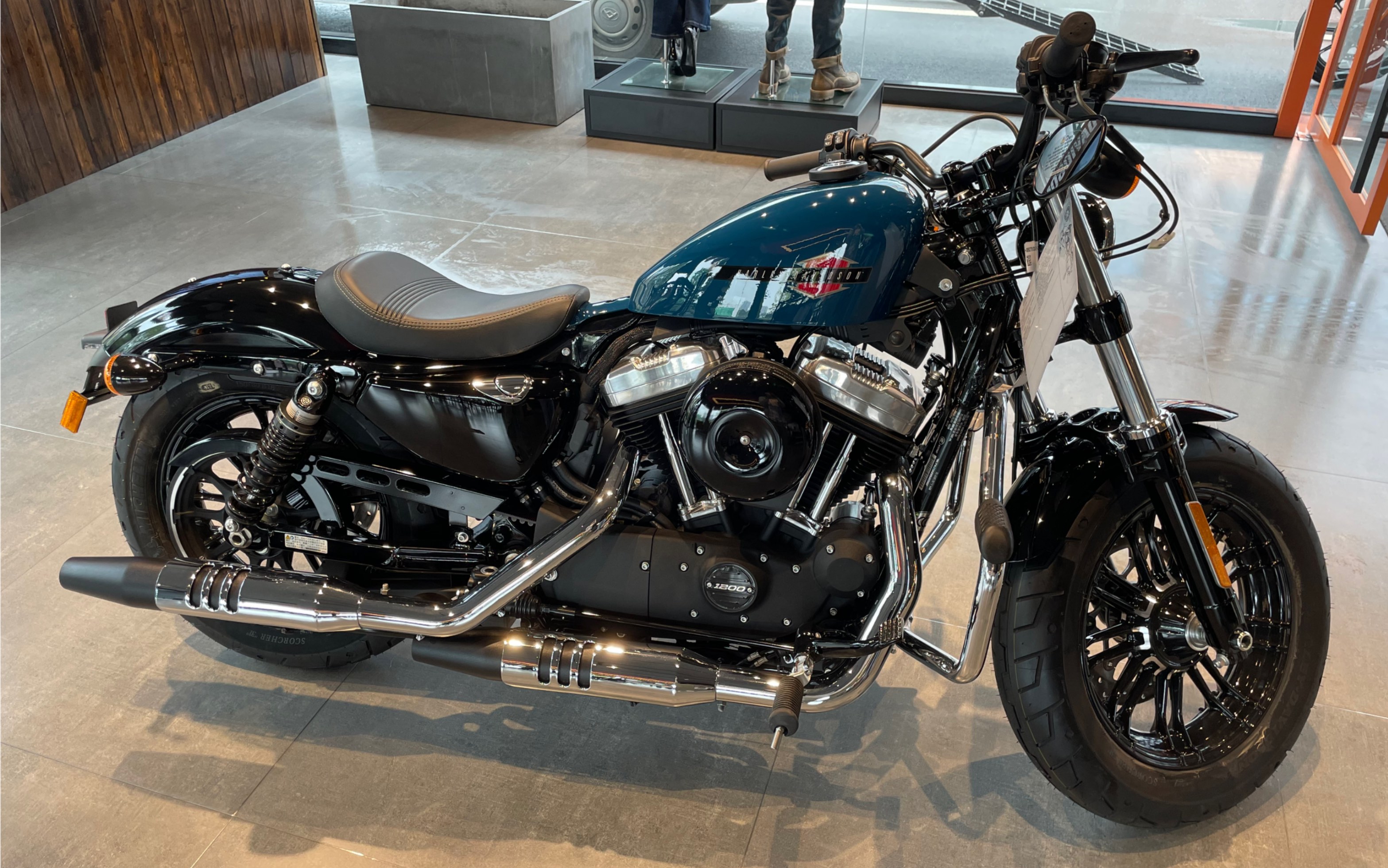 哈雷x48原厂排气声浪