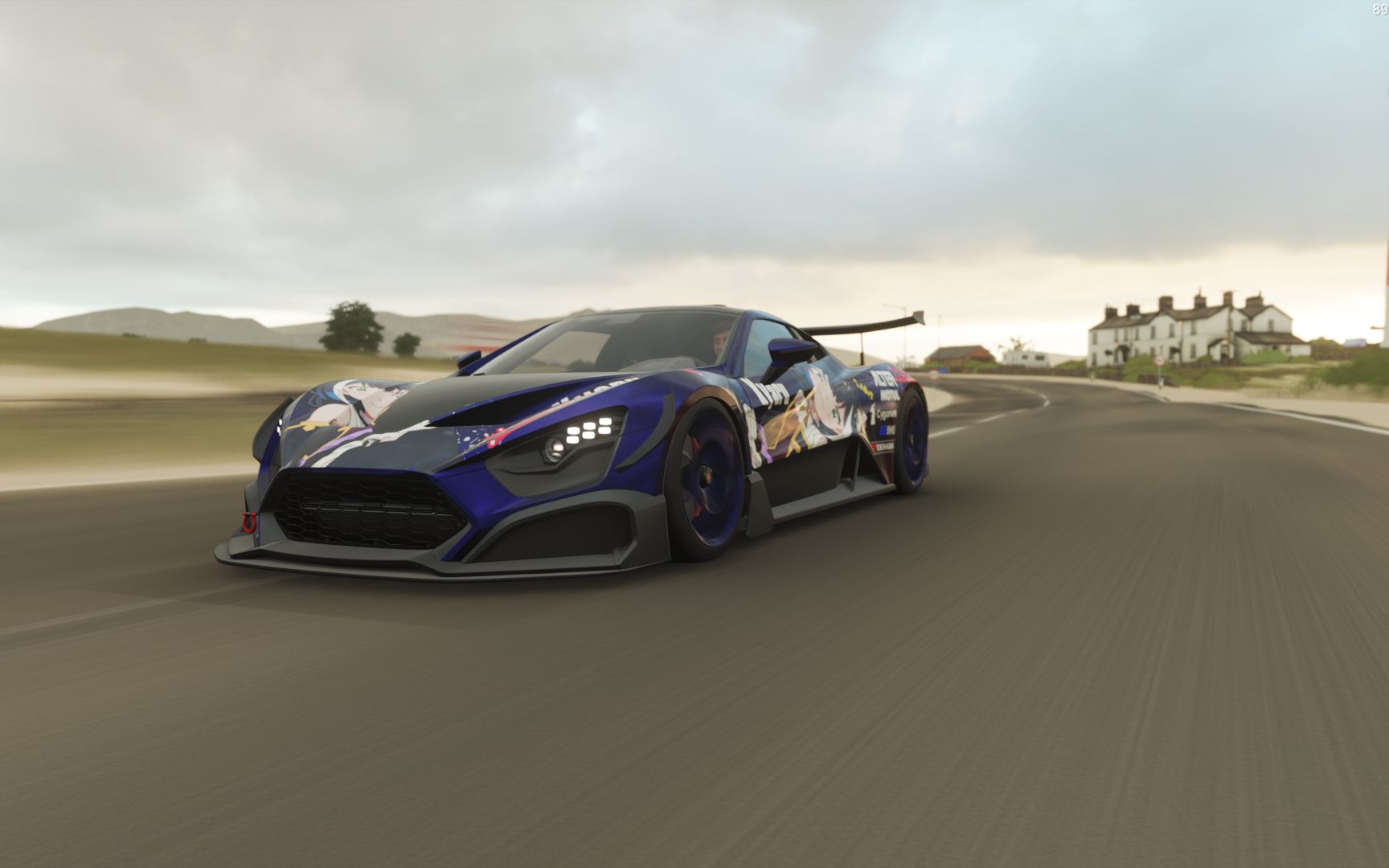 《极限竞速 地平线4》丹麦摇摆燃zenvo tsr-s,各方面都比较均衡的一台