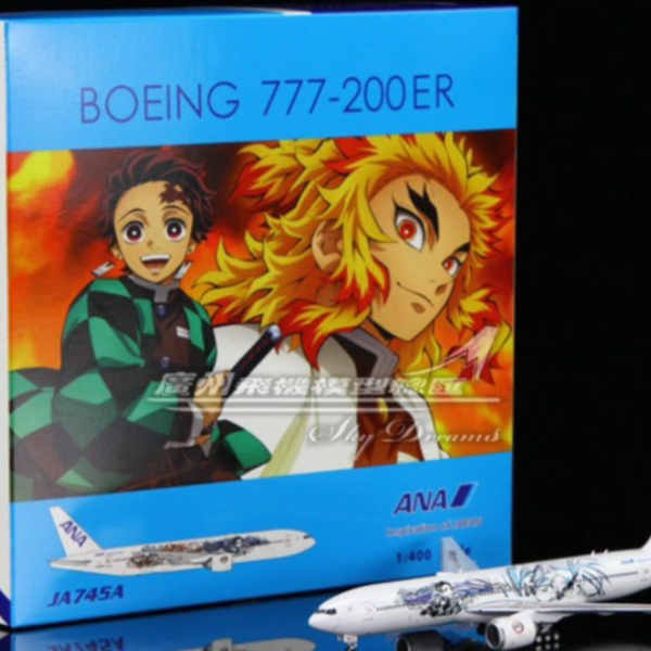 PH04490 全日空航空ANA 波音B777-200ER JA745A 鬼灭之刃1:400_哔哩哔哩