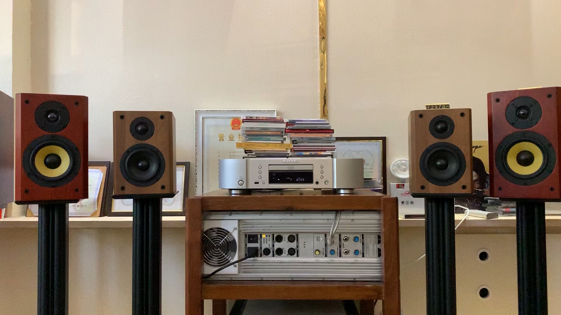 蔡琴许英谔音响300w功放4202y音箱