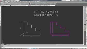 Download Video: CAD中有很多隐形的技巧，例如这道题，CAD复制阵列的使用技巧！