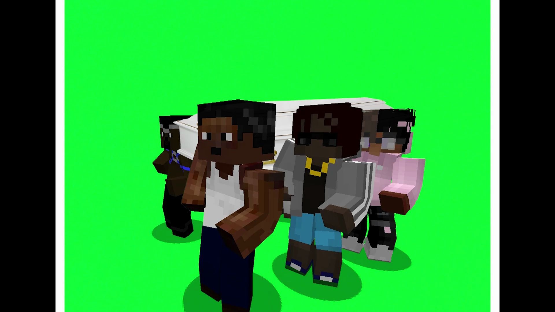 [clash games][绿幕素材]黑人抬棺mc版_原标题:coffin dance in