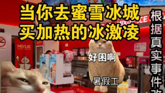 当你去蜜雪冰城买加热的冰淇淋#真实事件改编#粉丝投稿