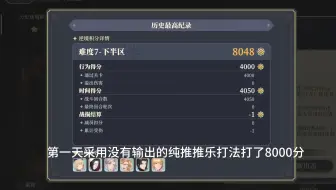 【铃兰之剑】逆境之塔七下纯推无输出打法