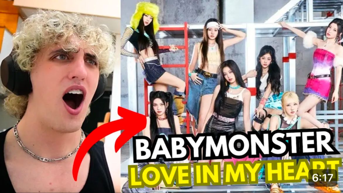 [图]南非小哥dxwxt听BABYMONSTER 新歌‘Love In My Heart’ REACTION