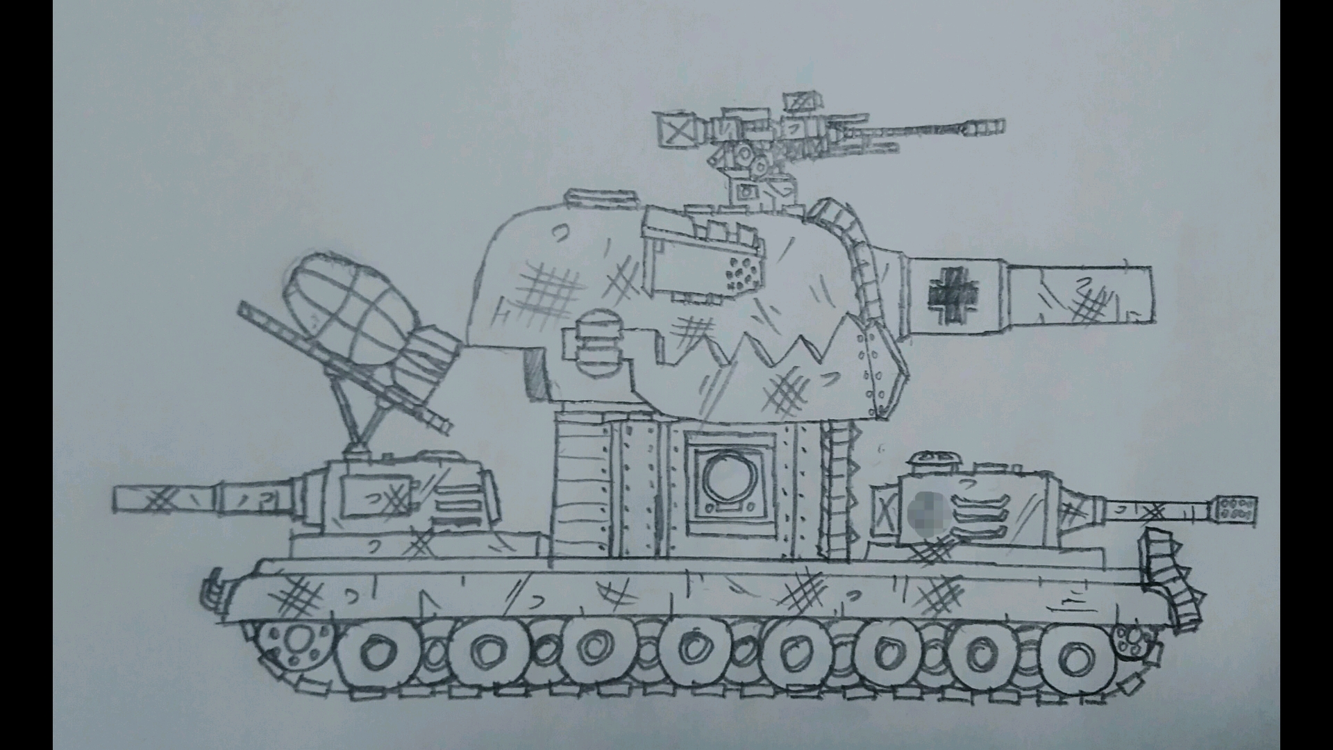 当我第1次画德国坦克- vk-6