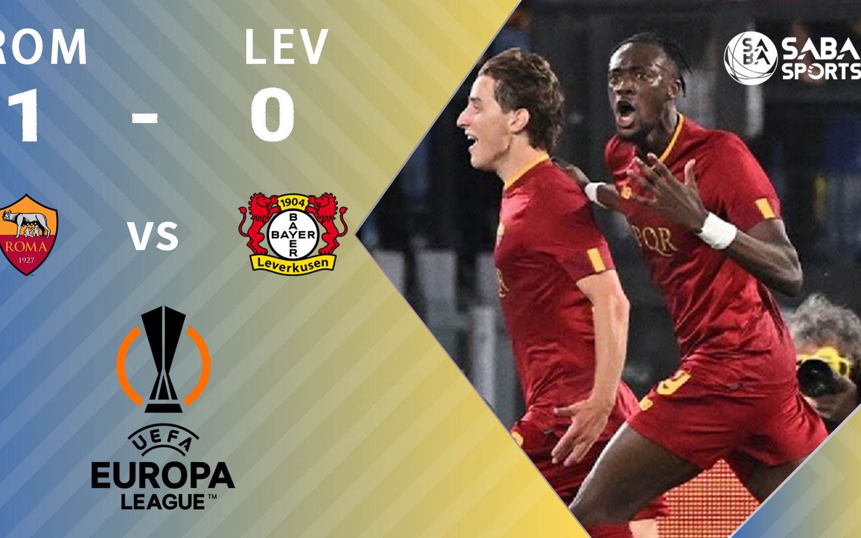 22-23欧联杯:半决赛首回合 罗马 vs 勒沃库森 比赛高光