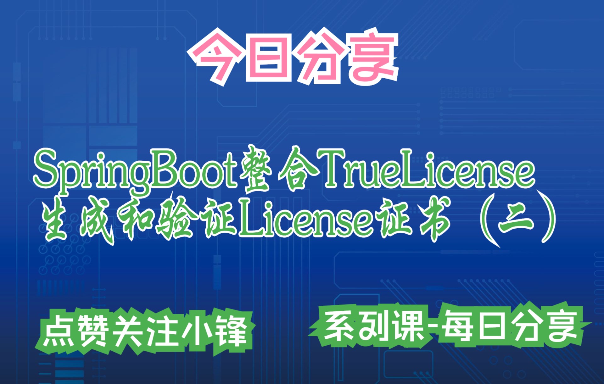 springboot整合truelicense生成和验证license证书二