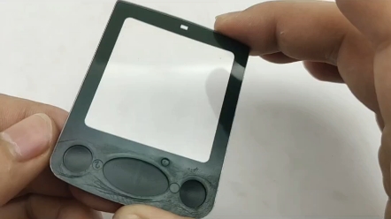 模内注塑iml工艺视窗镜片带有鼓膜按键以及图文标识