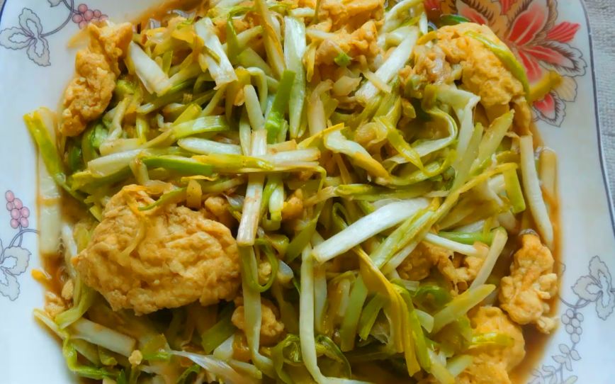 蒜黄这样做真好吃,入味下饭实在开胃,上桌后连汤都不剩_哔哩哔哩_bili