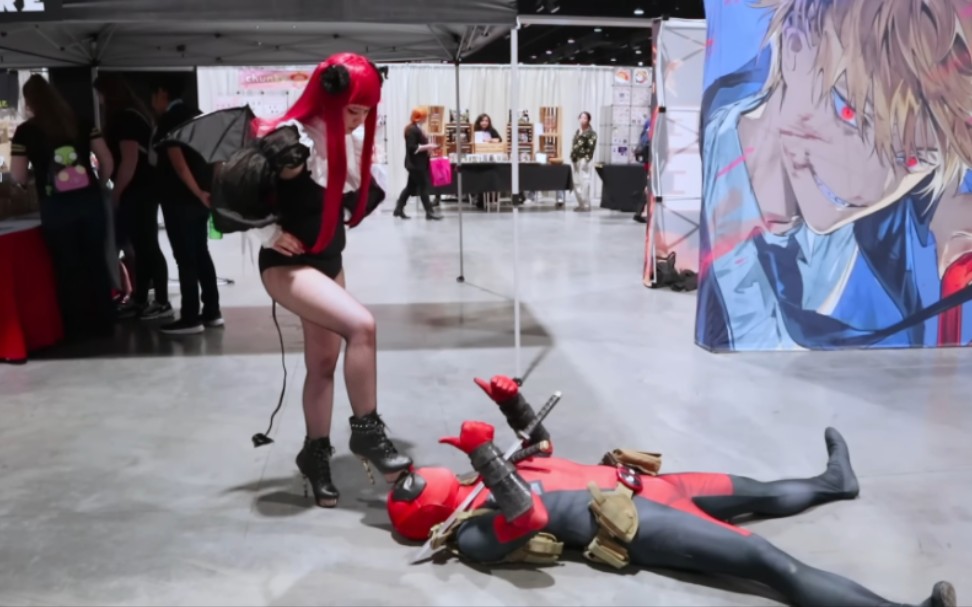 [图]【D Piddy】化身死侍大闹漫展Deadpool vs Anime Las Vegas 2023