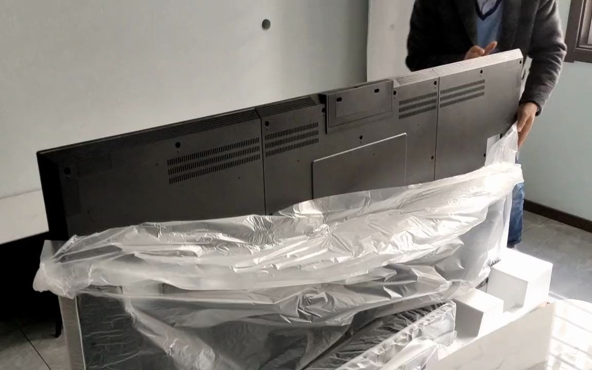 创维75寸壁纸电视安装全过程 #创维电视 #创维 #创维壁纸电视 #壁纸