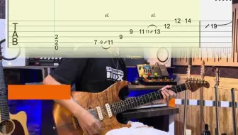 最火电吉他独奏At The Place Where You… [Guitar TAB] At The Place Where You Call     Abim