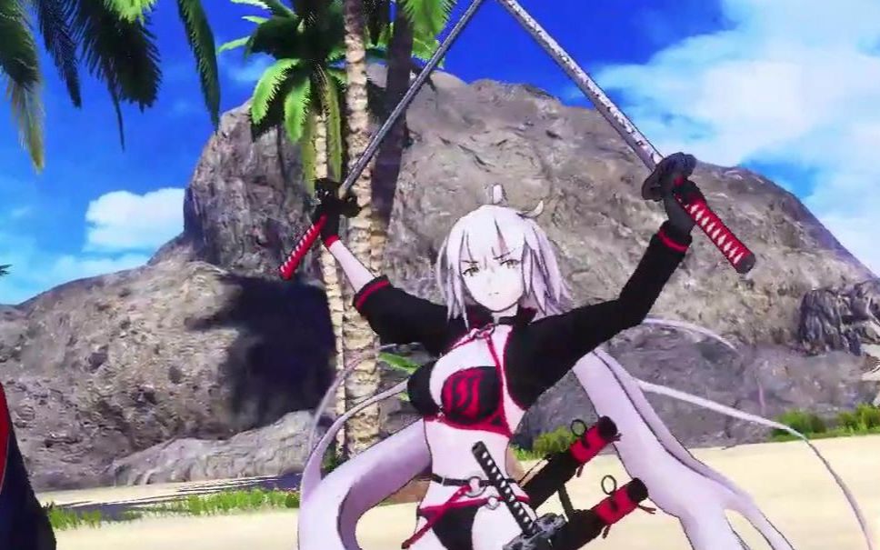 fgo泳装4期高难复刻泳装黑贞3t那个啥都会的女人又来了