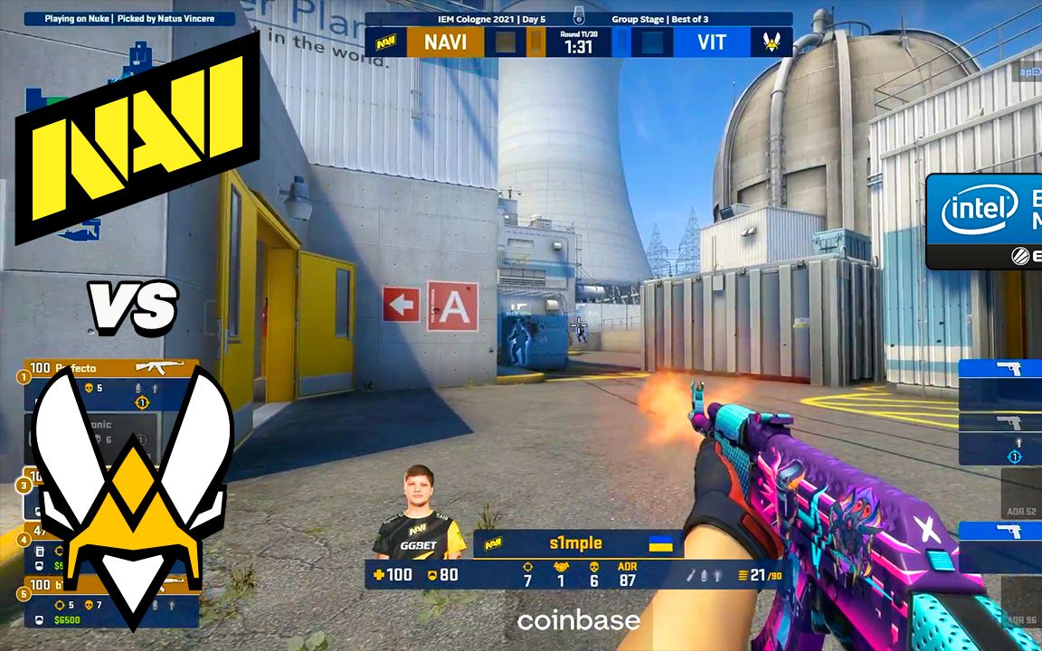 【CS:GO】NaVi vs Vitality  IEM Cologne 2021  赛事系列高光时刻CSGO集锦