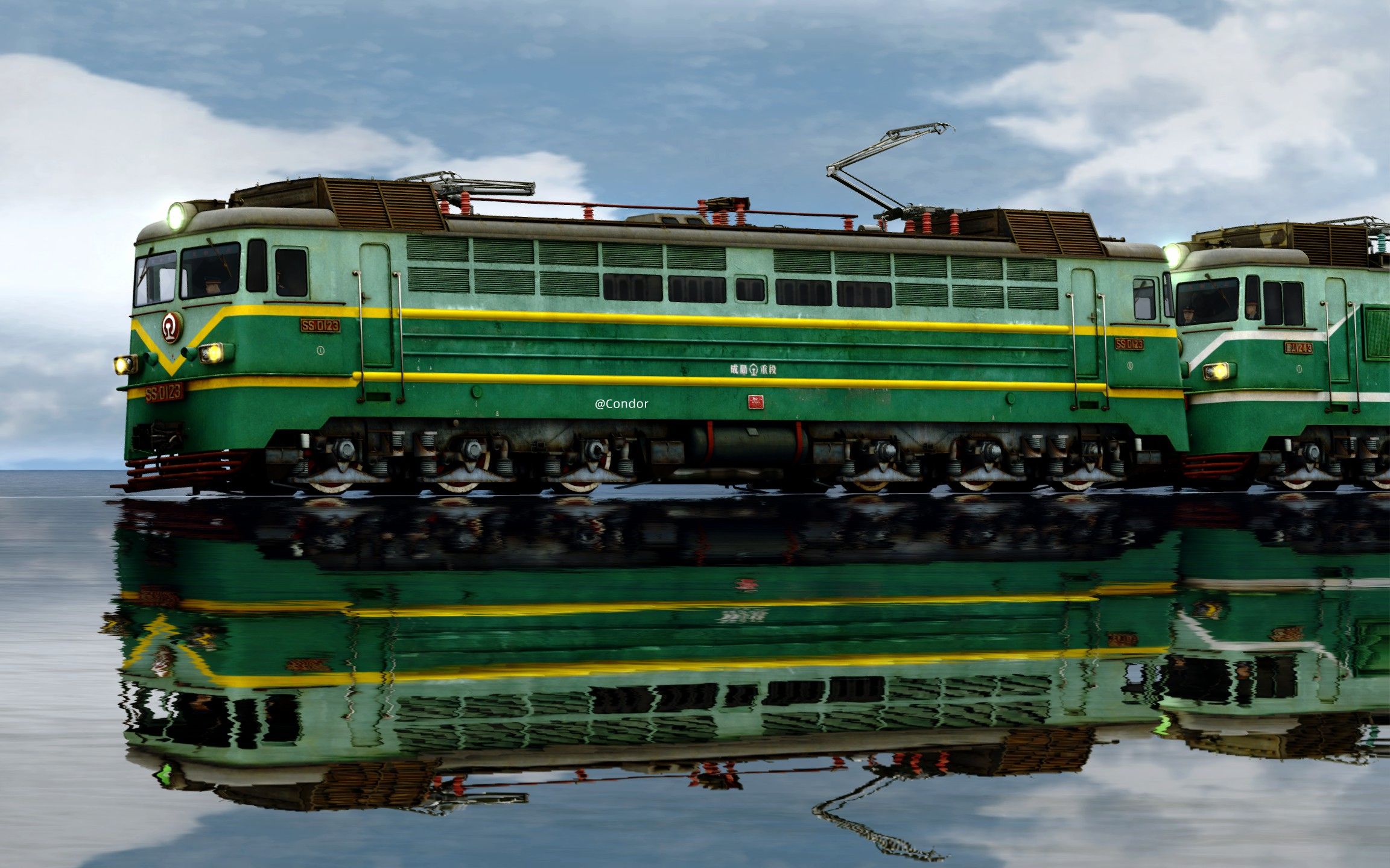 【4k】经典模拟火车tsc 困境ss1试车运煤跑新线路(安李线路)