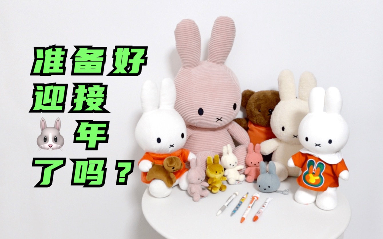 【Miffy】本命年就要兔兔兔兔兔~恭喜米菲成为“人气网红”(记录35+的日常购物分享)哔哩哔哩bilibili