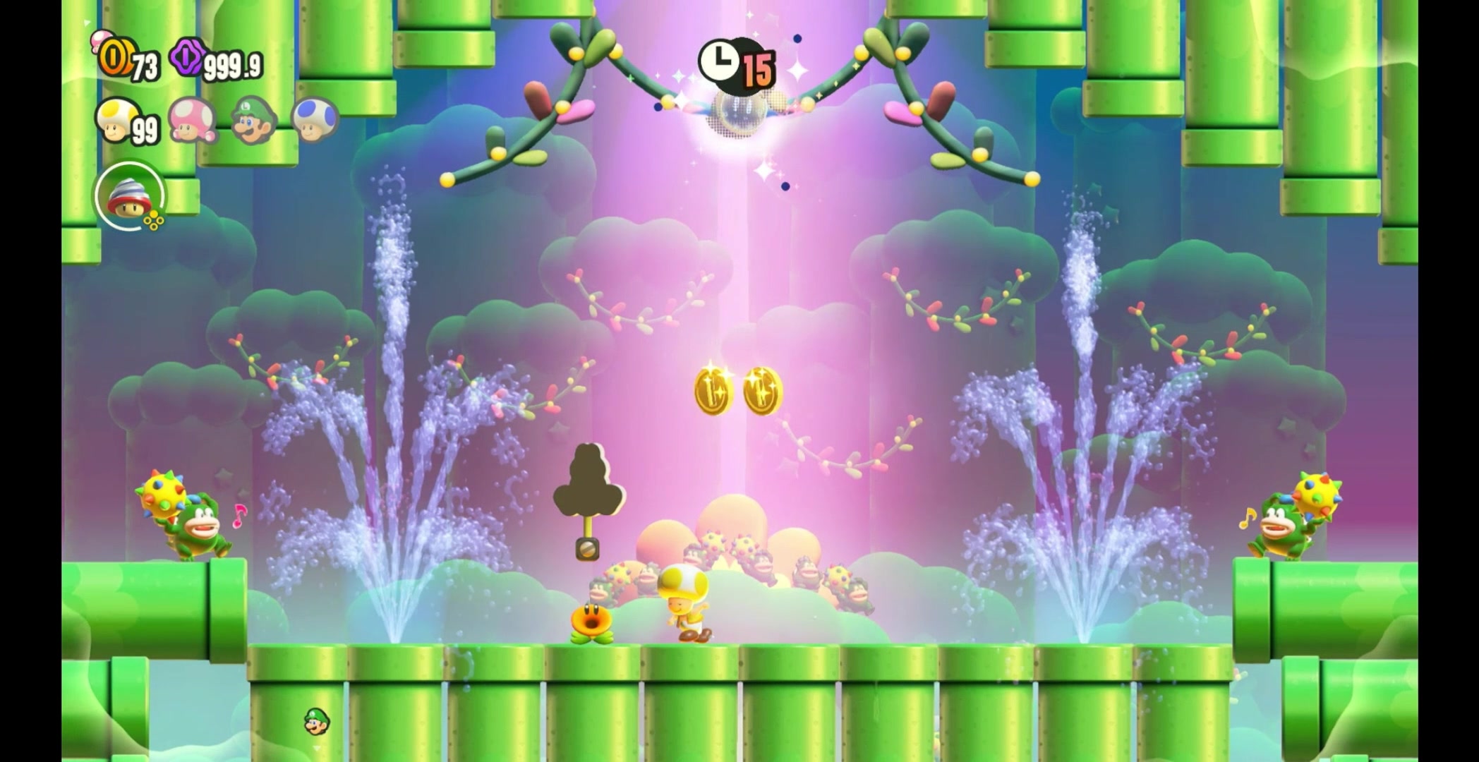 马里奥惊奇全部音乐演奏关卡(不包括挑战关)