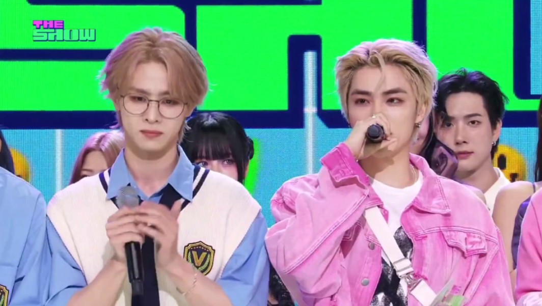 【威神v】240611 the show 恭喜wayv出道五年首个一位 获奖感言