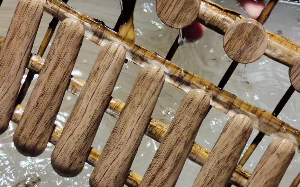 塑胶手柄旋钮木纹水转印#工艺品 #制造业 #喷漆 #制作过程 #工厂实拍