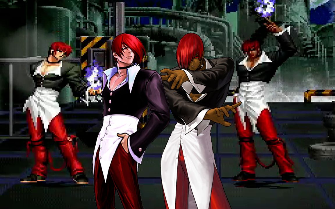 Mugen  KOF  Iori Yagami vs. YAGAMI  八神庵 vs. 里八神哔哩哔哩bilibili