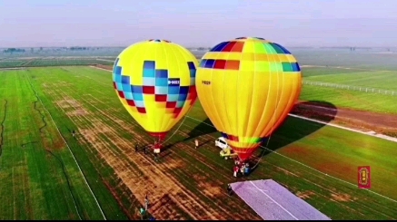 衡水航空飞行营地热气球亮相衡水市奥林匹克体育中心啦!哔哩哔哩bilibili