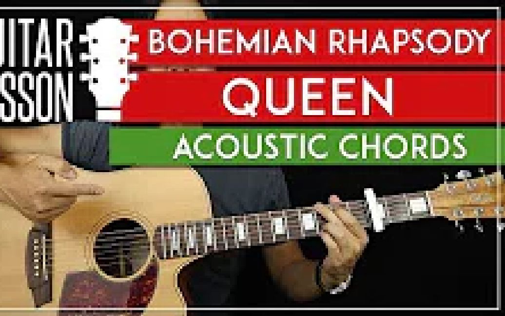 [图]Bohemian Rhapsody波西米亚狂想曲【Queen】皇后乐队木吉他&电吉他弹唱教学