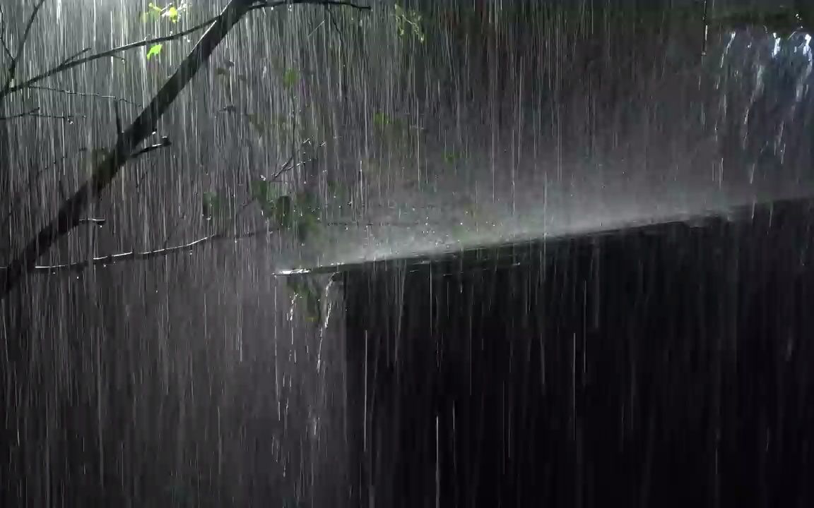 大雨倾盆,雷声大作,金属屋顶的呼啸风声,让您睡个好觉哔哩哔哩bilibili