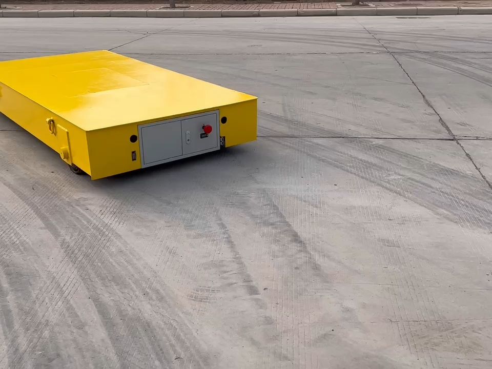 自产自销电动搬运车 带升降无轨货物地平车