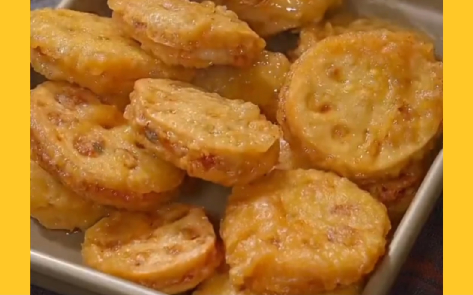 一日一美食炸藕合