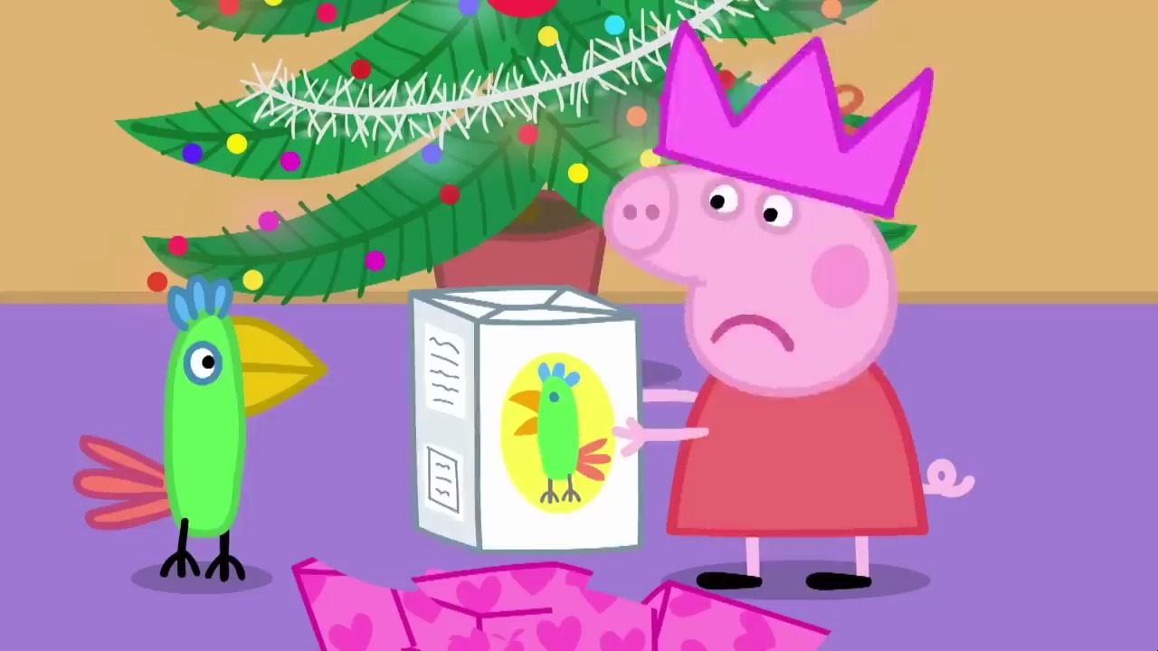 Peppa Pig小猪佩奇英文原版  Santa's Visit(每日更新)哔哩哔哩bilibili