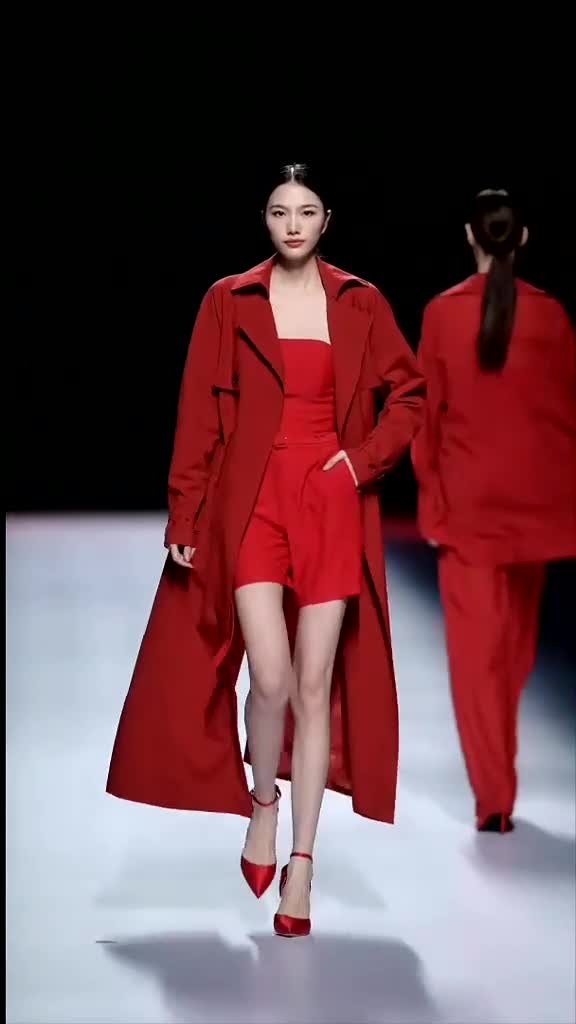 高级感穿搭 #秀场直击 #走秀风采 #t台走秀 #气质女神 #时尚t台 