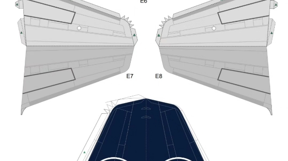 波音747纸模图纸图片