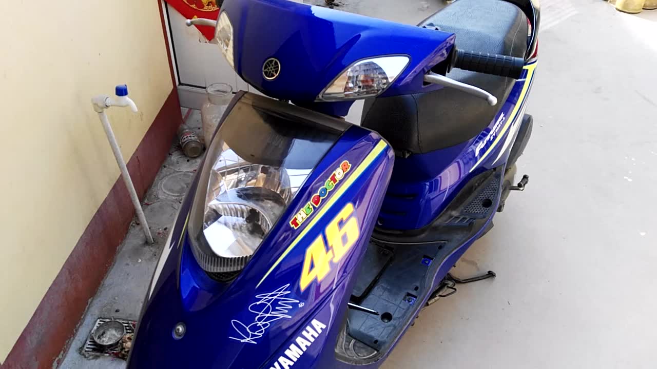 雅马哈欧二 125丽鹰 2005年 保养发动.