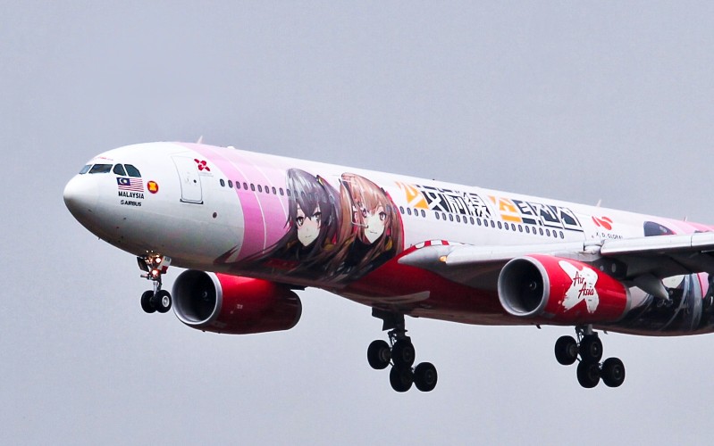 [少女前线] awsl 亚洲航空9m-xxb 少女前线降落ctu