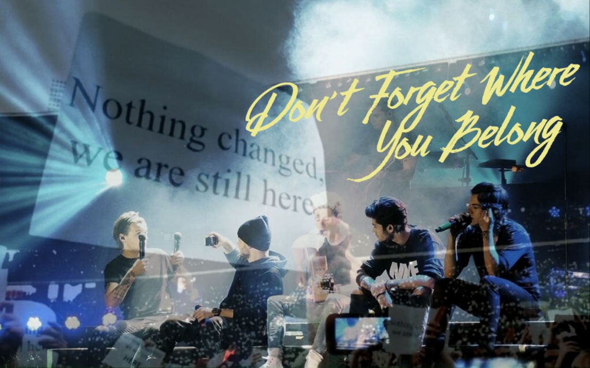 [图]【One Direction】Don't Forget Where You Belong