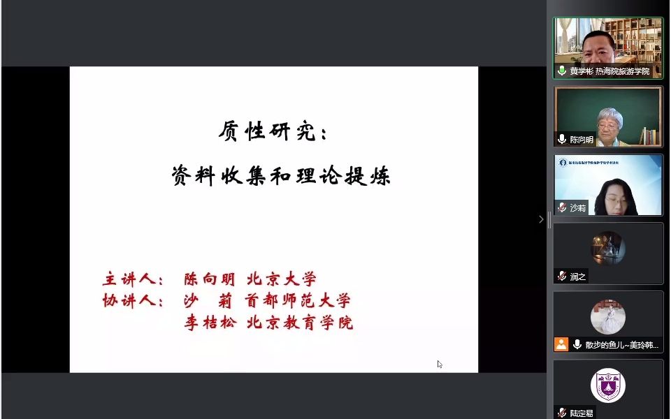 黄学彬:质性研究的资料分析和理论提炼2023.1.13哔哩哔哩bilibili