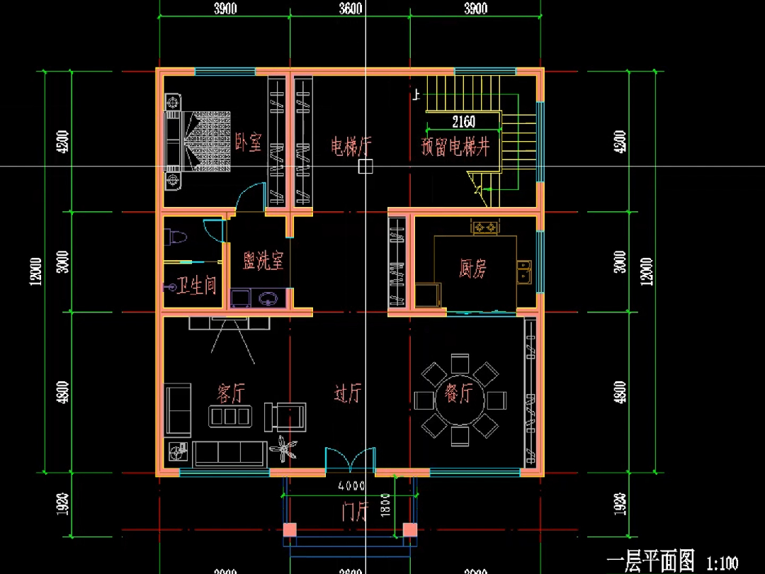 自建房户型实际案例